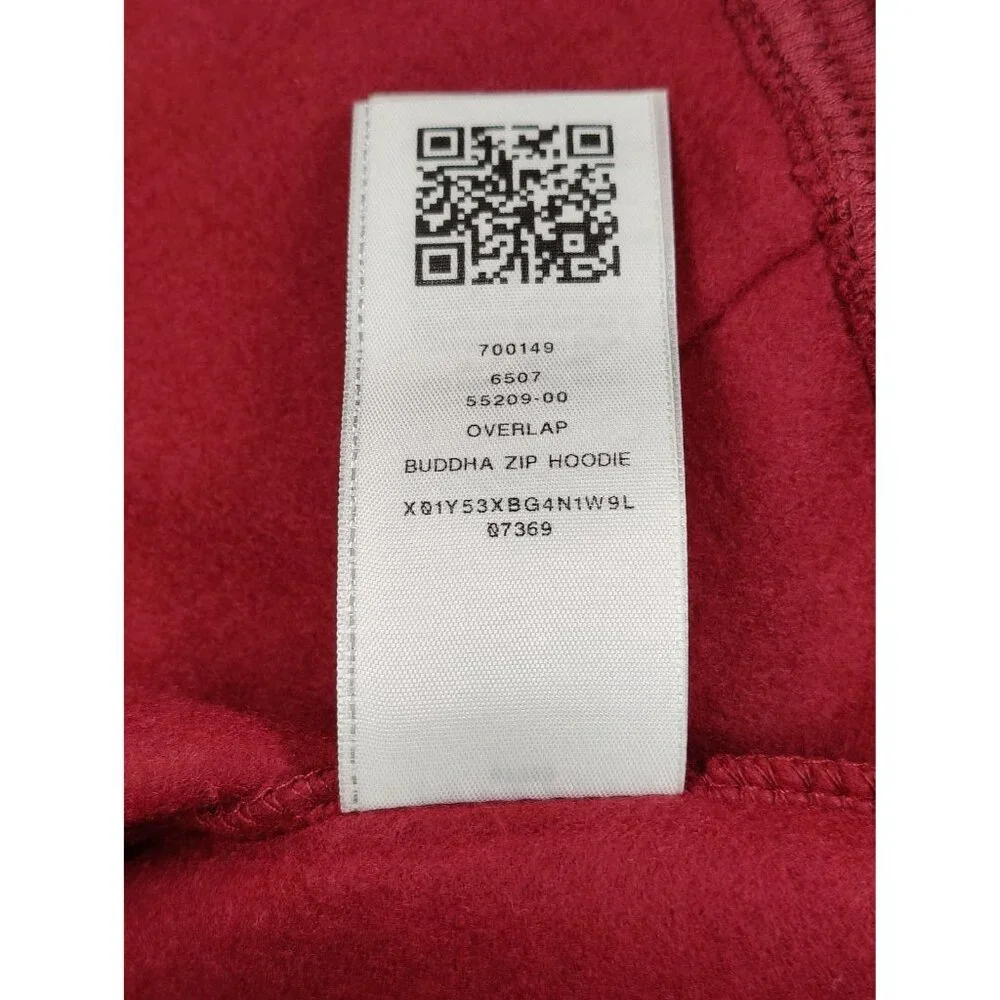 True Religion Overlap Buddha Full Zip Up Hoodie Mens XL Chocolate Truffle NWT